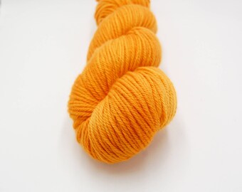 Merino Worsted Hand Dyed Yarn - California Poppy