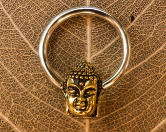 Buddha hoops orecchino piercing del setto
