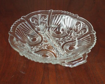 Vintage Relish Dish; Condiment Dish; Candy Dish