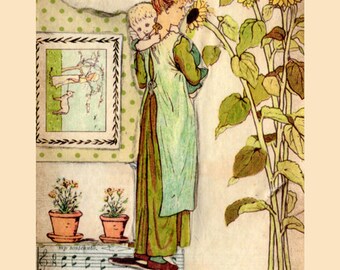 Story Book Collage Sheets – Under The Window – Kate Greenaway