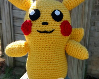 Crochet Pikachu, Amigurumi Pikachu, Crochet Pokemon, Amigurumi Pokemon, Pikachu Plush, Stuffed Pikachu, Pokemon Plush, Pikachu Toy, **Leigh*