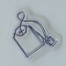 New for Rubber Stamping & Handmade Cards 1 Clear Acrylic Stamp Teabag