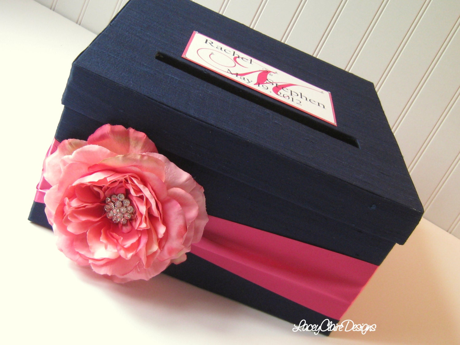 Wedding Card Money Box Bridal Shower Card Holder Custom