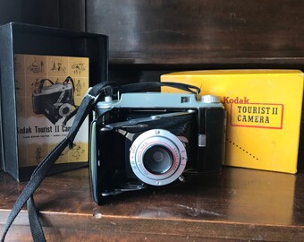 Kodak Tourist II Camera with original packaging 1951-1958