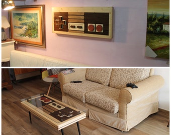 Nintendo NES coffee table / wall art