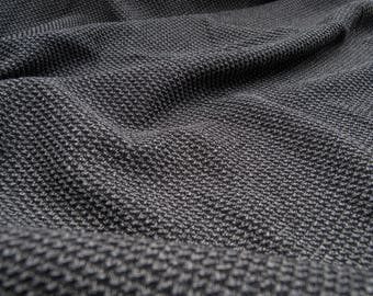 Polyester grey tweed by the yard in 150cm ref 82 in increments of 50cm