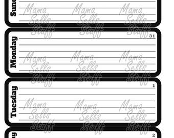 december weekly calendar