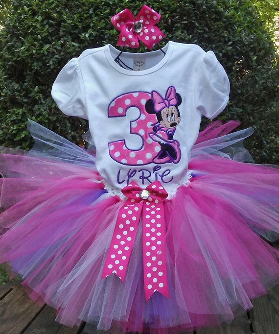 minnie mouse 3rd birthday outfit