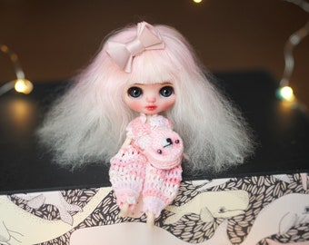 Sarsarblanki Custom Petite Blythe Doll Astilbe - OOAK handmade custom ブライス PBL プチブライス