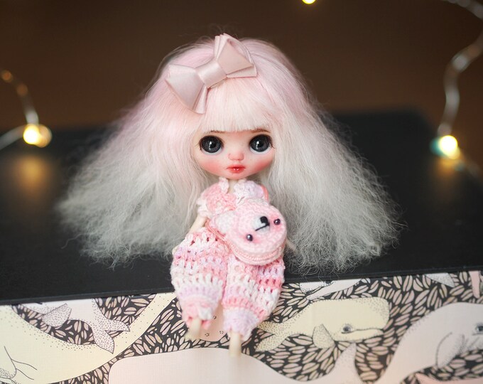 Sarsarblanki Custom Petite Blythe Doll Astilbe – OOAK handmade custom ブライス PBL プチブライス