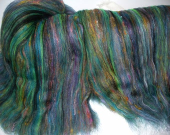 Multi Fibered Batt for Hand Spinning Yarn