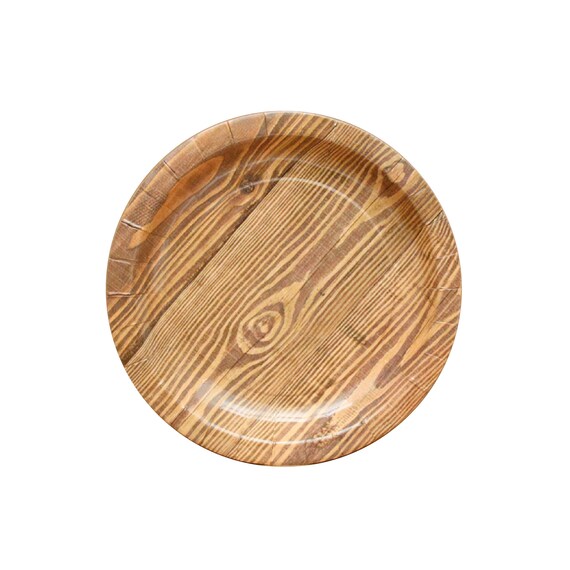 wood paper plates