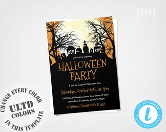 halloween halloween party halloween invitation halloween
