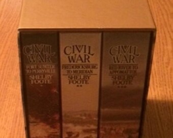 Shelby Foote's The Civil War-A Narrative 3 volume Softcover Box set