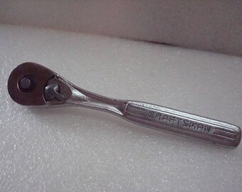 Vintage 1/4" Drive Quick Release Craftsman Ratchet U.S.A. Tool