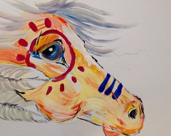 Original painting- Native American Horse