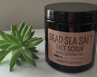 Dead Sea Salt Face Scrub with Essential Oils