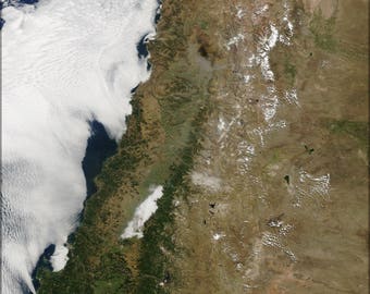 Poster, Many Sizes Available; Haze Over Santiago Following 8.8 Earthquake.Gif_Files