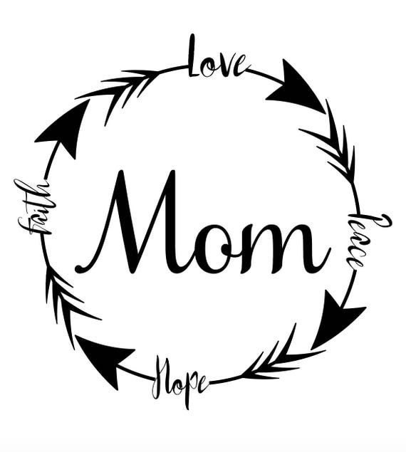 Download Mom SVG Mother's Day SVG arrow SVG arrow words svg