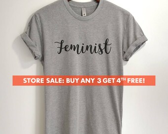 Feminist Shirt, Ladies Unisex Crewneck T-shirt, Cute Feminist T-shirt, Feminism Shirt, Short & Long Sleeve T-shirt