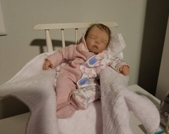 7" ooak clay posable baby by TinyToesStudio