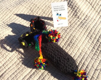 13 ~ "Pinocchio's Nose Warmer" Party! (Black & Multi Color)