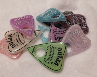 Custom Ouija Planchette Cab. Can be made into key chain, or necklace!
