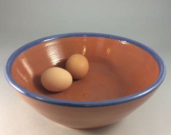 Large Terracotta Serving Bowl