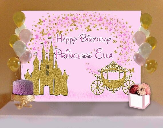  PRINCESS BACKDROP Princess Birthday Party Buffet or Sweets