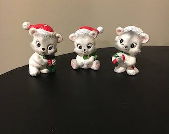 Christmas figurines set of 3