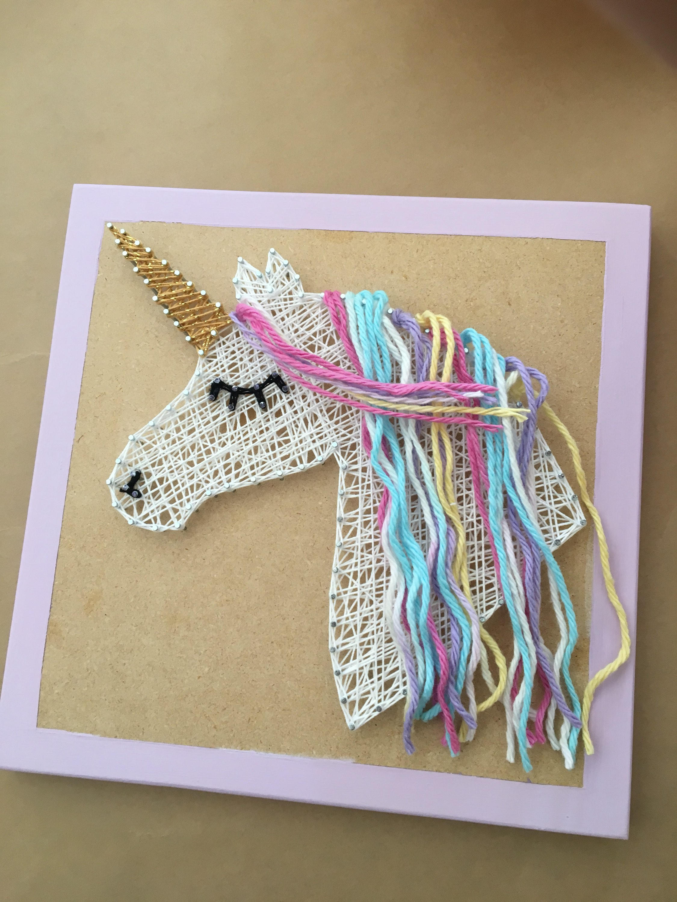 Fancy unicorn small Unicorn string art unicorn unicorn