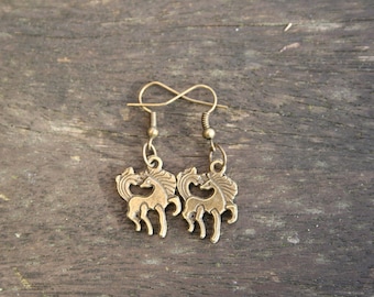 Bronze earrings, handmade by myself / Earrings, bronze