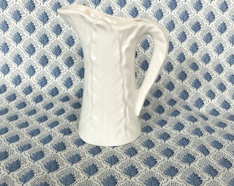 Small vintage beige pitcher