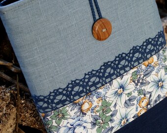 Laptop sleeve Case Cover for 13 inch macbook// linen