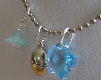 Blue Ice Princess - Necklace