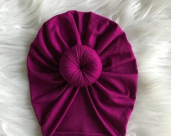 Magenta||Top knot|| turban