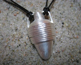 Artifact Inspired Turkey Shipwreck Vessel Fine Silver Pendant - Vessel Pendant - Silver Vessel Necklace