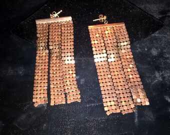 Golden Mesh Earrings