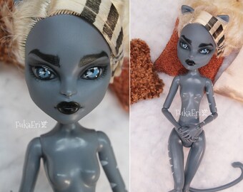 Terri - Monster High Custom Repaint Art doll OOAK Meowlody
