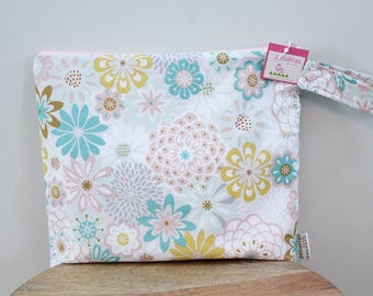 Wet Bag wetbag Diaper Bag ICKY Bag wet proof blush floral gym bag swim cloth diaper accessories zipper gift newborn baby child kids summer