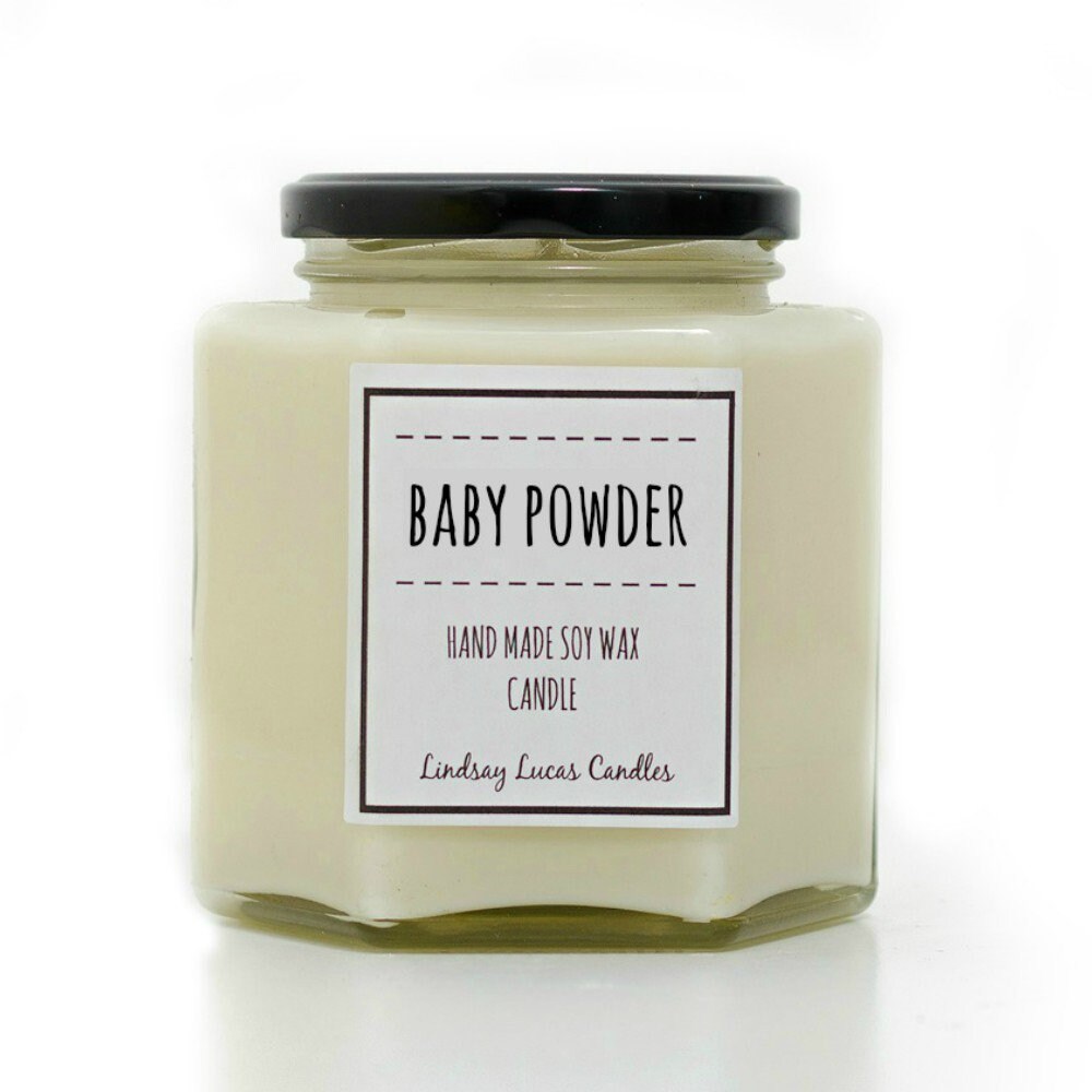 Baby Powder Scented Candle Baby Powder Candle Strong Scented