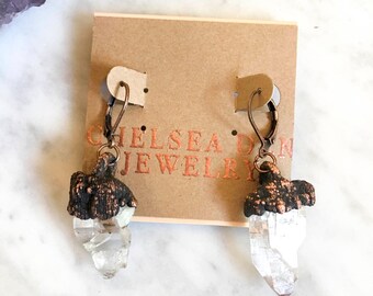 Clear Quartz Earrings