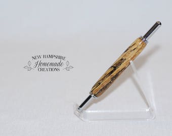 Seam ripper and stiletto - Spalted Hackberry