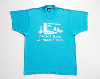 Vintage 80's Tee-Shirt Female Tennis Tournament Virginia Slims Of Indianapolis