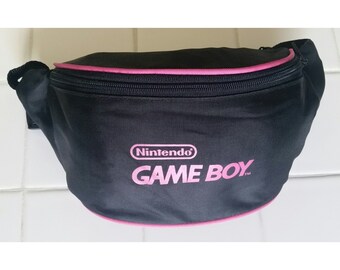 VENTE Nintendo GameBoy affaire sac banane pochette cul Sac ceinture 80 s 90 s jouets Festival Tetris Pokemon Super Mario Zelda Donkey Kong Hot Pink 1989