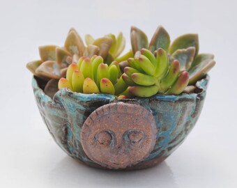 ceramic planter pot garden plant bowl window garden wavy planter