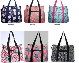 Personalized Extra large totes get for weekend trips, carry on bags,large diaper bag all around large Shopping tote bags