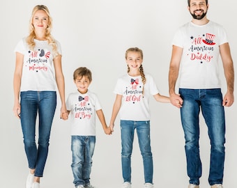 4th of July - Choose Mama, Papa or Baby - baby bodysuit / toddler tees