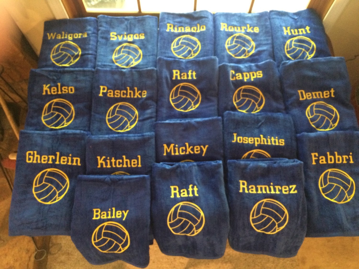 Water polo towels Personalized beach towel pool towel