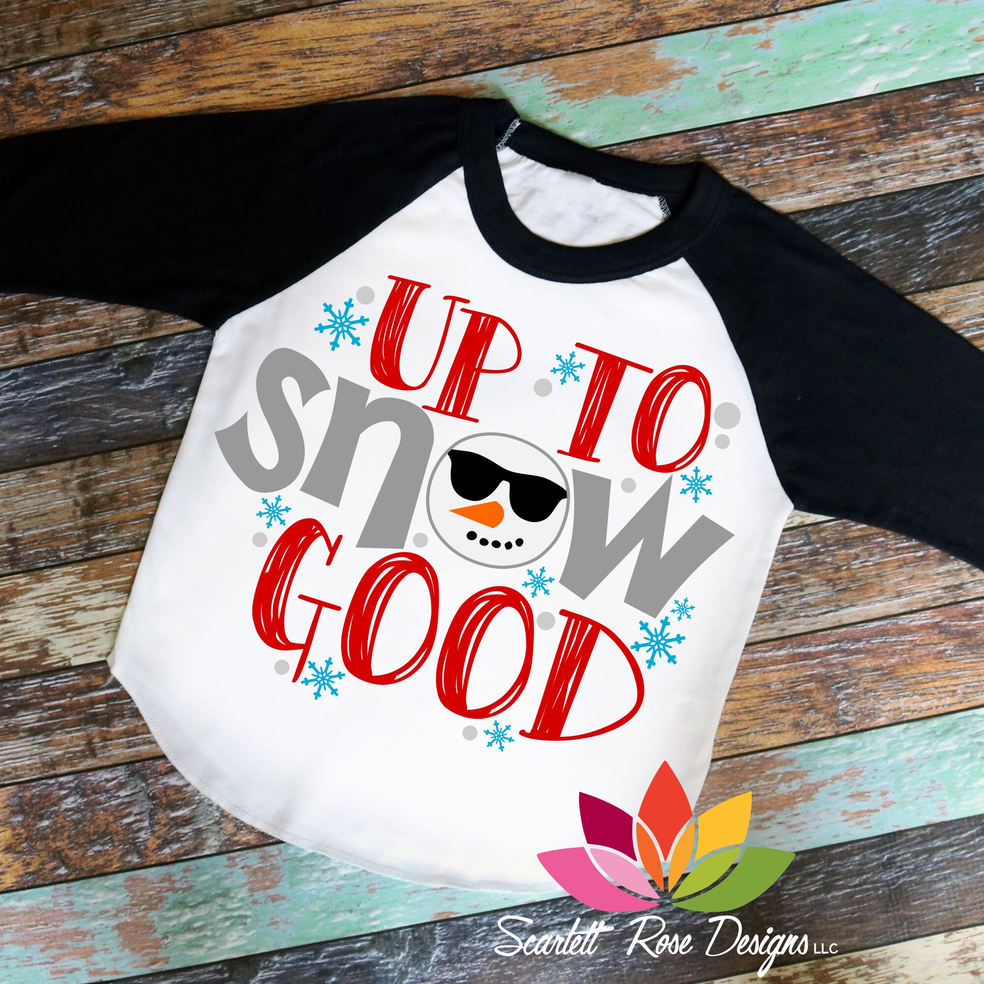Download Christmas SVG Up To Snow Good Cool Boy Snowman Sunglasses